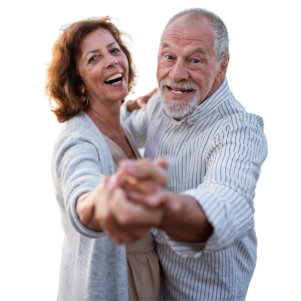 Happy Seniour Couple Dancing in Clackamas, OR